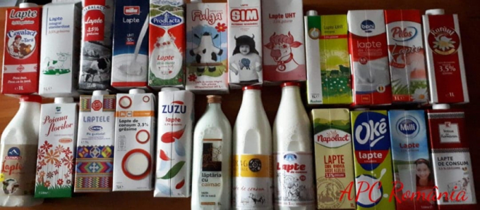 Românii consumă lapte din Ungaria care expiră în august 2019!